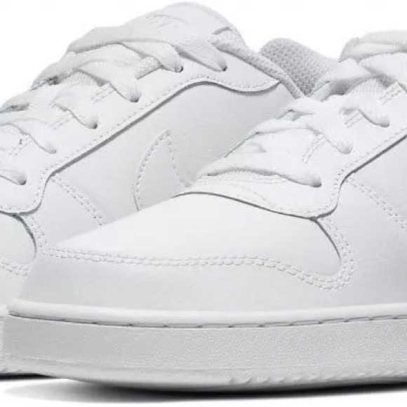 🧡 NIKE 🧡 White Leather Ebernon Low - Brand NEW in Box - Size 6 - Picture 5 of 7